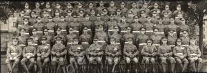 Framed photograph of Depot permanent staff 1936-37