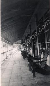 Sergeants' Mess Veranda. Gloucestershire Regiment.