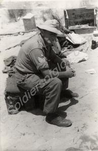 Sergeant Stan Dunn at 5 Kilo Camp, Tobruk in 1962.