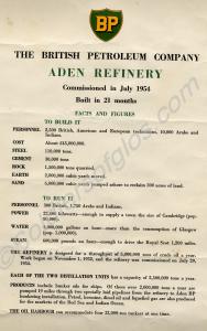 Facts and figures about British Petroleum Oil Refi