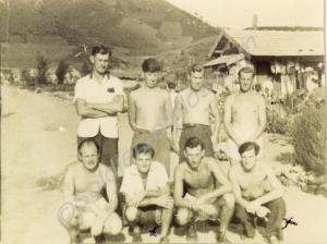 Group of prisoners. 2234266 Private John Gazzard,