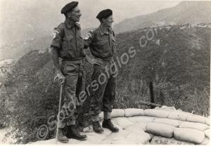 Lieutenant-Colonel J.P. Carne and Major E.D. Hardi