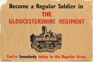 Recruiting poster - "Become a Regular Soldier in t
