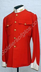 Scarlet serge patrol  jacket. Worn by Lieutenant-C