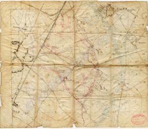 Operational map of Vermelles and Hohenzollern Redo