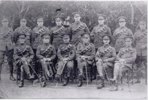 Group of RGH soldiers. 2481 Trooper Albert Tom Lee