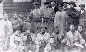 Group of men in various dress. Probably all RGH. 2