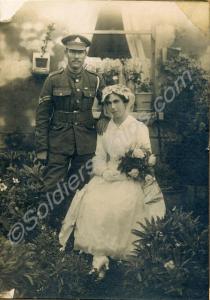 8279 Corporal William James Selwood with his new w