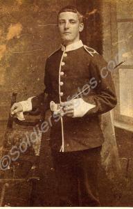 Private Walter Cowle in walking out dress. 2nd Bat