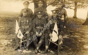 Signal Section. Private William J. Turner, seated