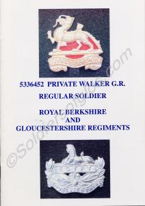 Memoir of Private George Walker who served with th