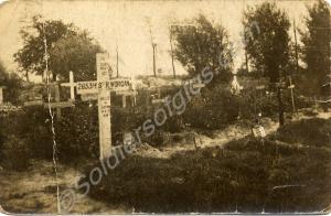 Temporary grave of 265314 Sergeant Reginald Worgan