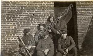 Captain Roger Douglas Scott and five soldiers. 1st