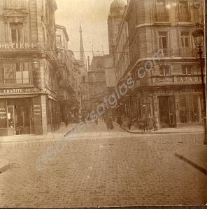 City street scene. 1st Battalion, The Gloucestersh
