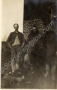 Scott, Brown and Jevons. 1st Battalion, The Glouce