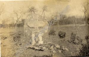 Temporary grave of five soldiers of  1st Battalion