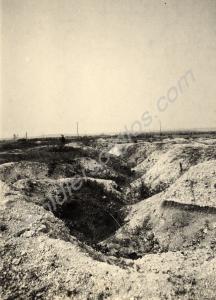 Remains of trenches near the cemetery at Loos cont
