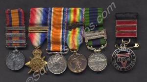 Group of six miniature medals:Miniature medal grou