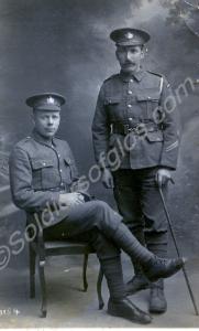 Two soldiers of the Gloucestershire Regiment. Stan