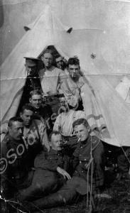 14087 Private Arthur Stanley Jones and friends sta