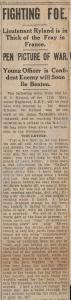 Article about 2nd Lieutenant Herbert C. Ryland, 12