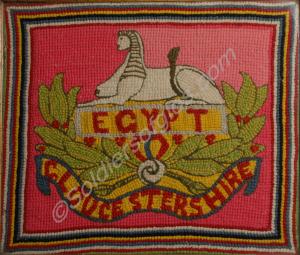 Embroidery of Front Badge made by 11560 Sergeant J