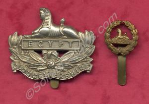 Gloucestershire Regiment Front and Back Badge. Bel