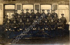 Infantry section with Lewis guns, c.1915. Belonged