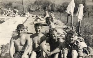 Gil Gil swimming pool. 1st Battalion, The Gloucest
