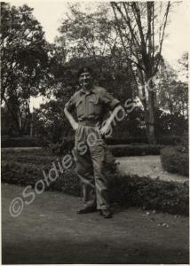 Private Gordon Williams at Nairobi Park. 1st Batta
