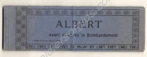 Postcard album of the City of Albert.  1914-1916.