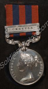 Indian General Service Medal with clasp for Umbeyl