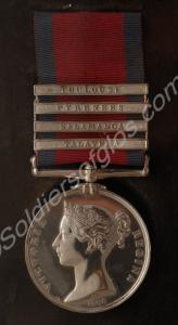 Military General Service Medal with clasps for Tal