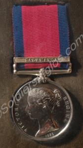 Military General Service Medal with clasp for Sala
