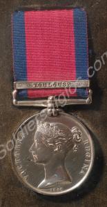 Military General Service Medal with clasp for Toul
