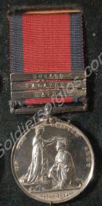 Military General Service Medal with clasps for Mai