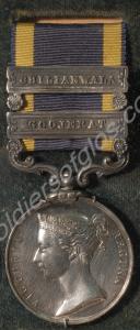 Punjab Medal with clasps for Goojerat and Chilianw