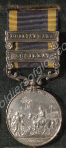 Punjab Medal with clasps for Goojerat and Chilianw