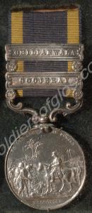 Punjab Medal with clasps for Goojerat and Chilianw