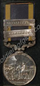 Punjab Medal with clasps for Goojerat and Chilianw