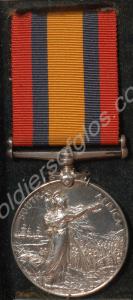 Queen's South Africa Medal. Awarded to 2769 Privat