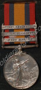 Queen's South Africa Medal with clasps for Cape Co