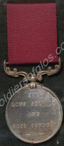 Long Service and Good Conduct Medal. Awarded to Pr