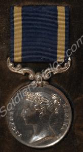 Punjab Medal. Awarded to James Warner of the 61st