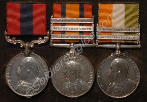 Group of three medals;  Distinguished Conduct Meda