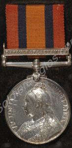 Queen's South Africa Medal with clasp for Defence
