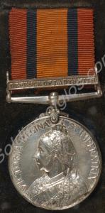 Queen's South Africa Medal with clasp for Defence