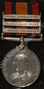 Queen's South Africa Medal with clasps for Cape Co