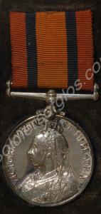 Queen's South Africa Medal.  Awarded to Major A.L.