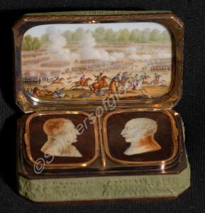 The Waterloo Snuff Box. Presented by Colonel Sir C